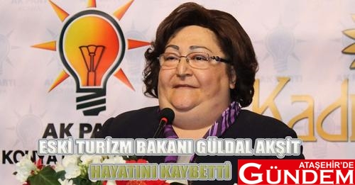 ESKİ TURİZM BAKANI GÜLDAL AKŞİT HAYATINI KAYBETTİ HİMMET KAYA BAKAN AK PARTİ ATAŞEHİRDEGÜNDEM